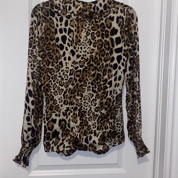 Silky leaped print blouse - Picture 3 of 3